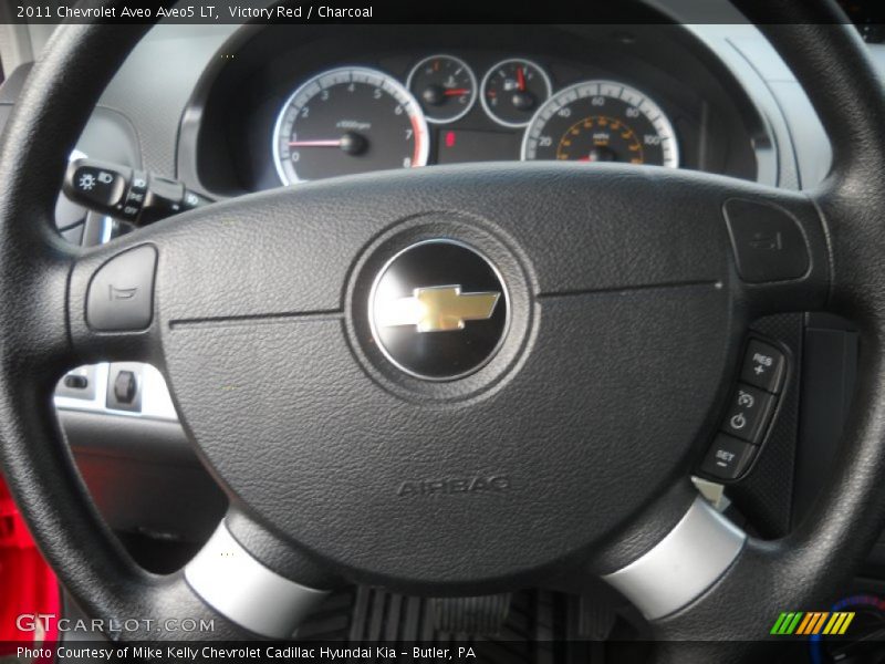 Victory Red / Charcoal 2011 Chevrolet Aveo Aveo5 LT