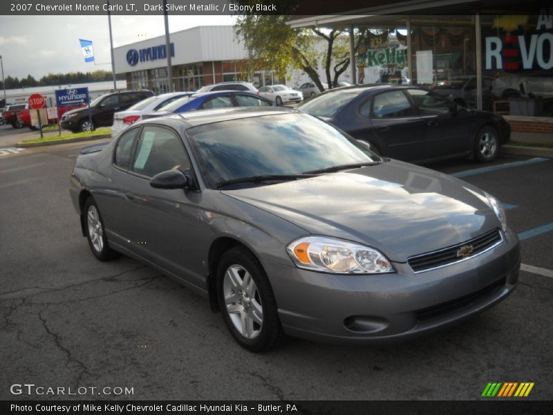Dark Silver Metallic / Ebony Black 2007 Chevrolet Monte Carlo LT