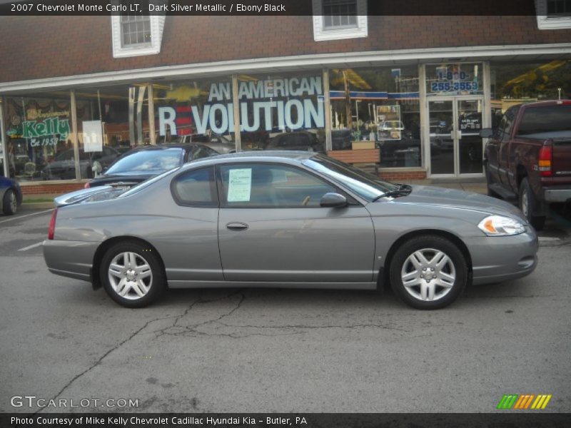 Dark Silver Metallic / Ebony Black 2007 Chevrolet Monte Carlo LT