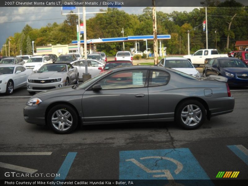 Dark Silver Metallic / Ebony Black 2007 Chevrolet Monte Carlo LT