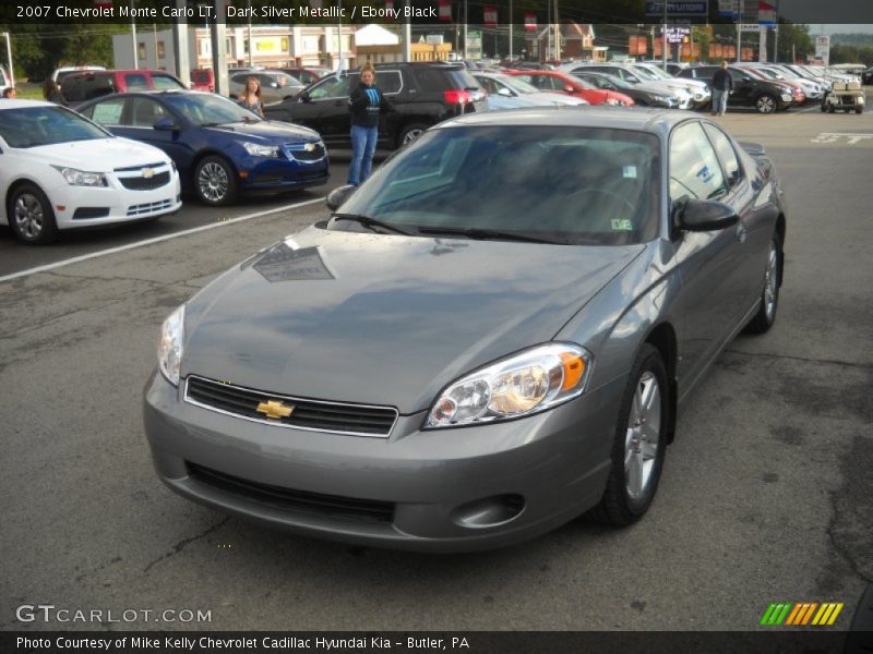 Dark Silver Metallic / Ebony Black 2007 Chevrolet Monte Carlo LT