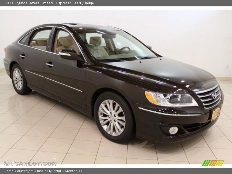 Espresso Pearl / Beige 2011 Hyundai Azera Limited