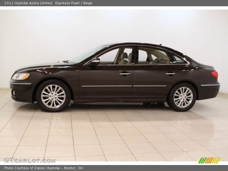 Espresso Pearl / Beige 2011 Hyundai Azera Limited