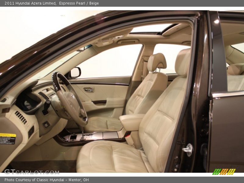 Espresso Pearl / Beige 2011 Hyundai Azera Limited