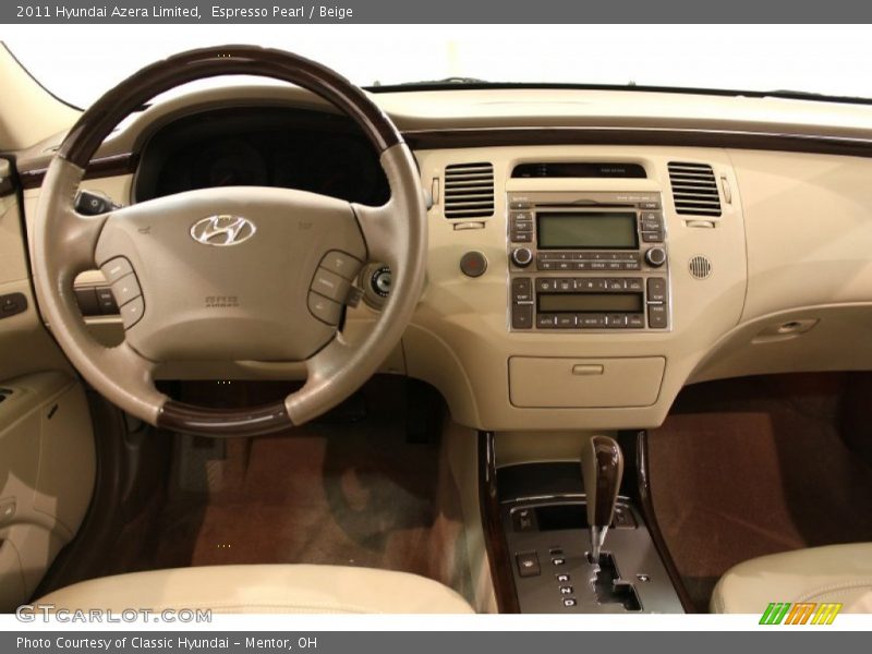 Espresso Pearl / Beige 2011 Hyundai Azera Limited