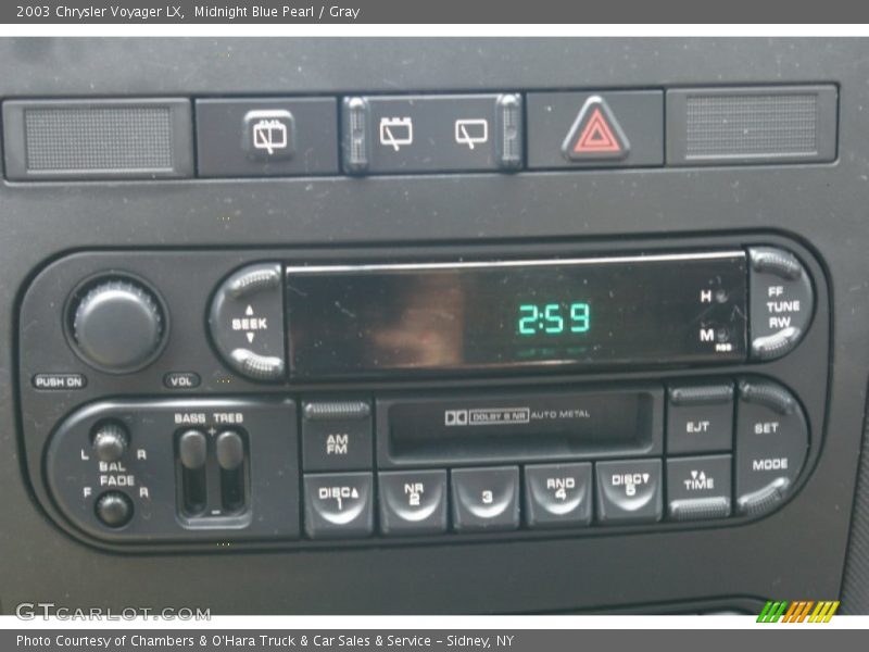 Audio System of 2003 Voyager LX