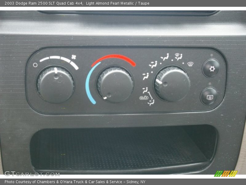 Controls of 2003 Ram 2500 SLT Quad Cab 4x4