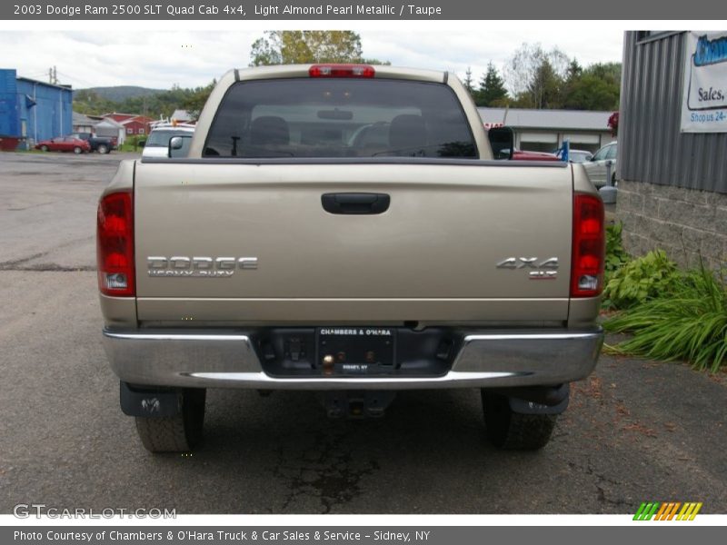 Light Almond Pearl Metallic / Taupe 2003 Dodge Ram 2500 SLT Quad Cab 4x4