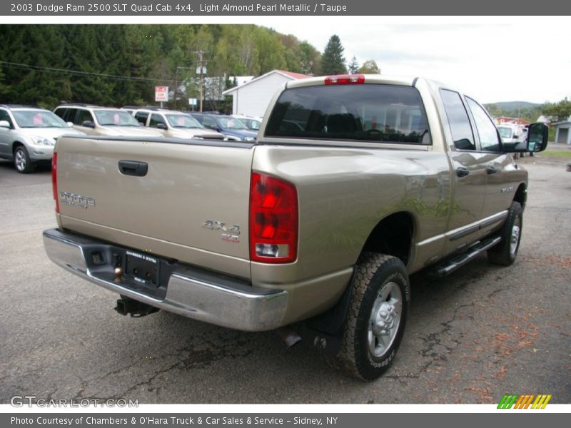 Light Almond Pearl Metallic / Taupe 2003 Dodge Ram 2500 SLT Quad Cab 4x4