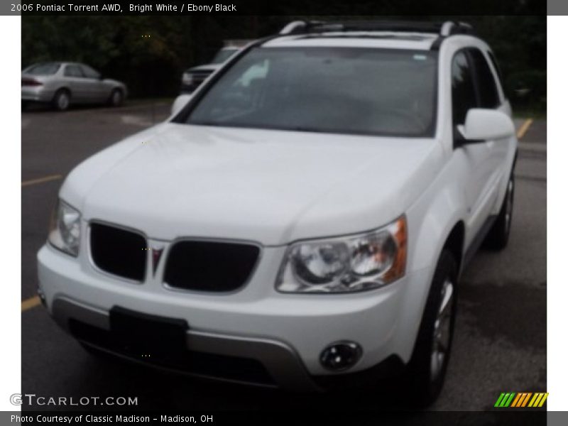 Bright White / Ebony Black 2006 Pontiac Torrent AWD