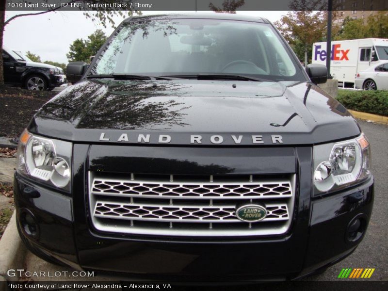 Santorini Black / Ebony 2010 Land Rover LR2 HSE