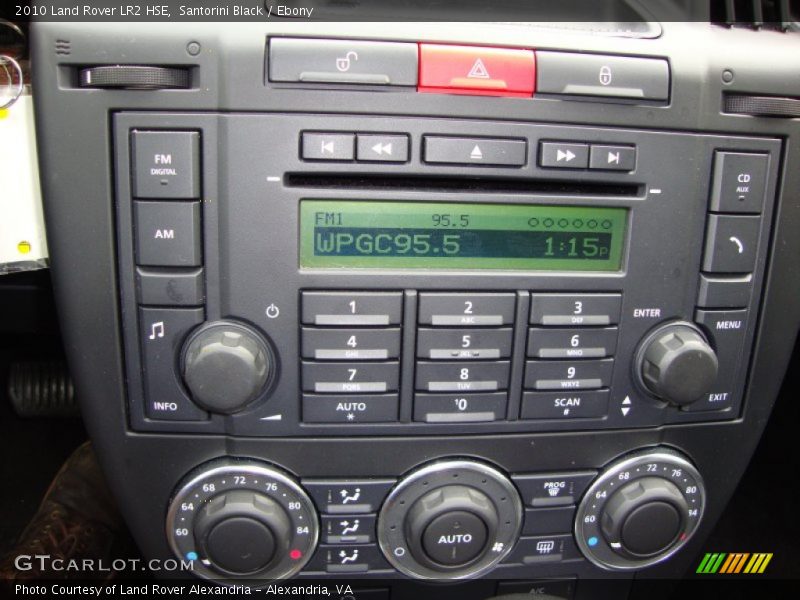 Santorini Black / Ebony 2010 Land Rover LR2 HSE