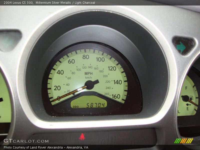 Millennium Silver Metallic / Light Charcoal 2004 Lexus GS 300