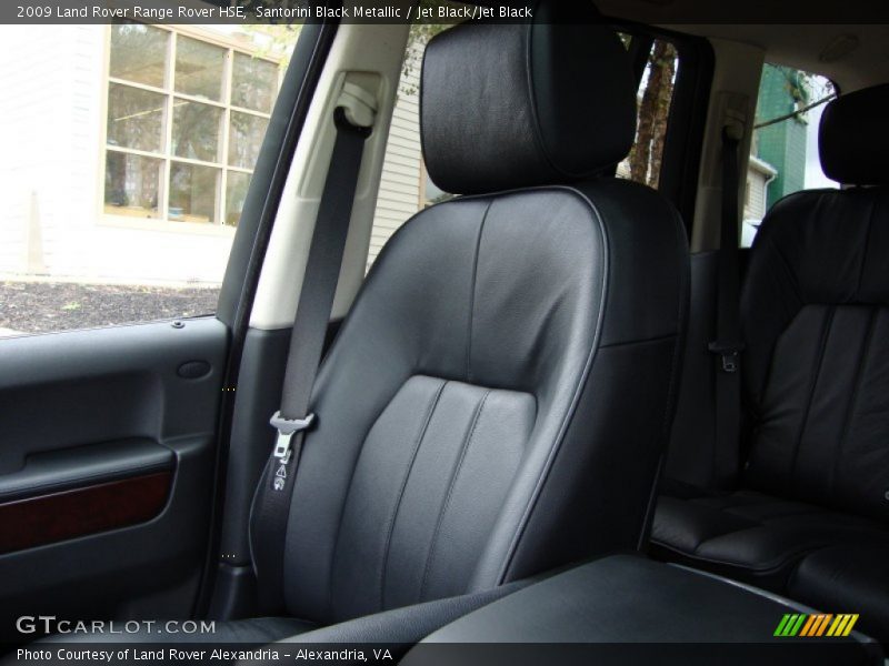 Santorini Black Metallic / Jet Black/Jet Black 2009 Land Rover Range Rover HSE