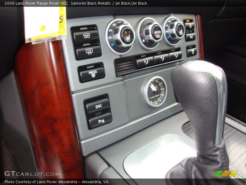 Santorini Black Metallic / Jet Black/Jet Black 2009 Land Rover Range Rover HSE