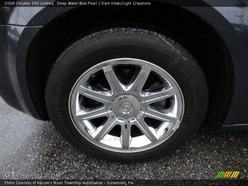 Deep Water Blue Pearl / Dark Khaki/Light Graystone 2008 Chrysler 300 Limited
