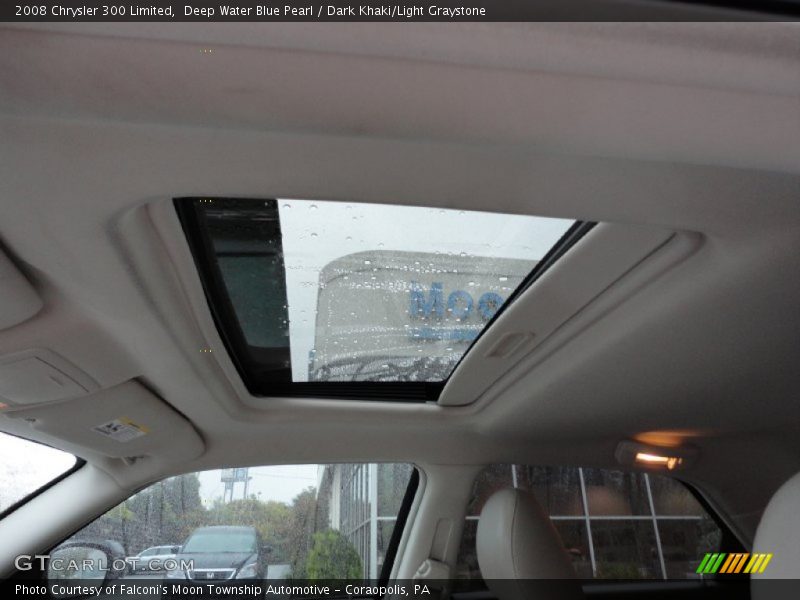 Deep Water Blue Pearl / Dark Khaki/Light Graystone 2008 Chrysler 300 Limited