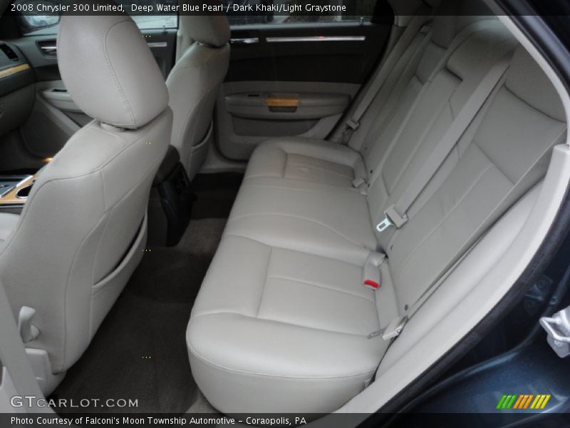 Deep Water Blue Pearl / Dark Khaki/Light Graystone 2008 Chrysler 300 Limited