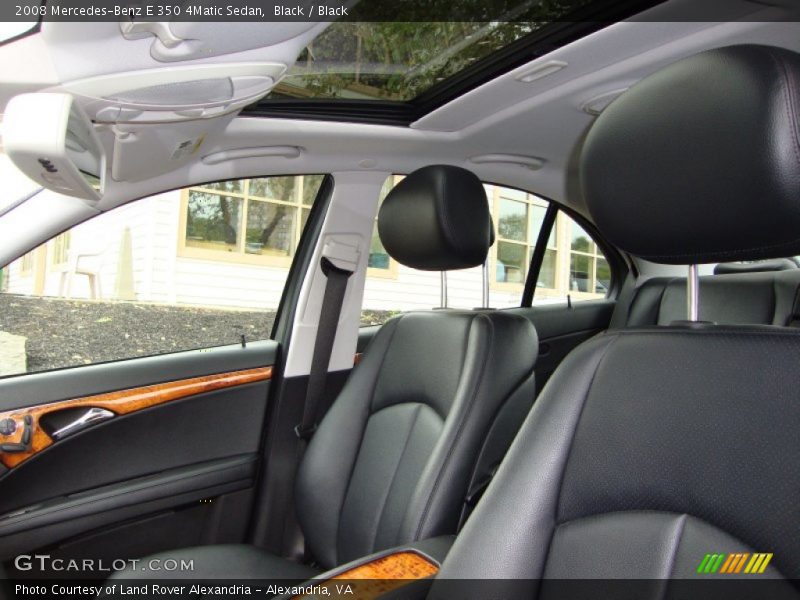Black / Black 2008 Mercedes-Benz E 350 4Matic Sedan