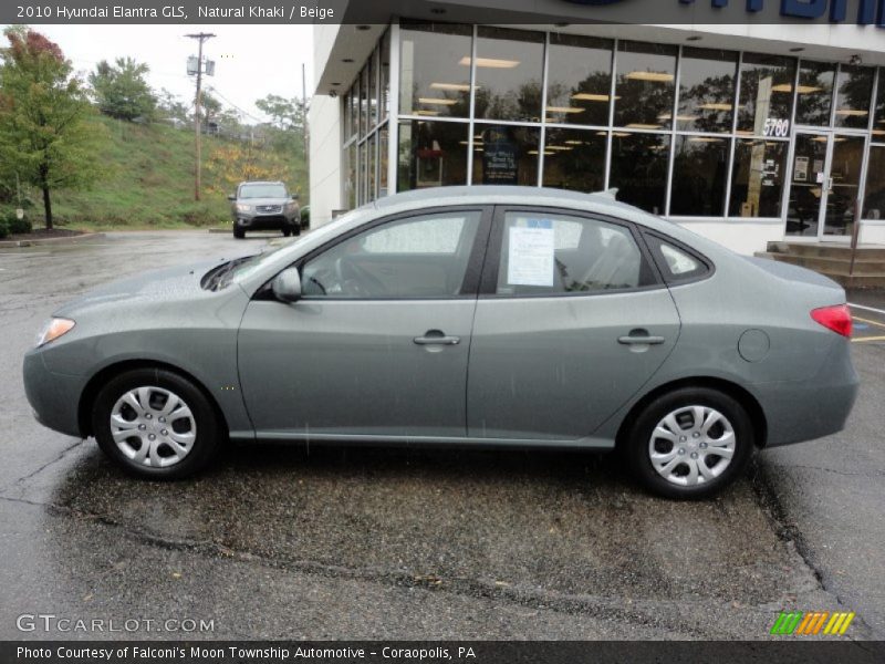 Natural Khaki / Beige 2010 Hyundai Elantra GLS
