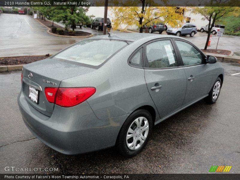 Natural Khaki / Beige 2010 Hyundai Elantra GLS