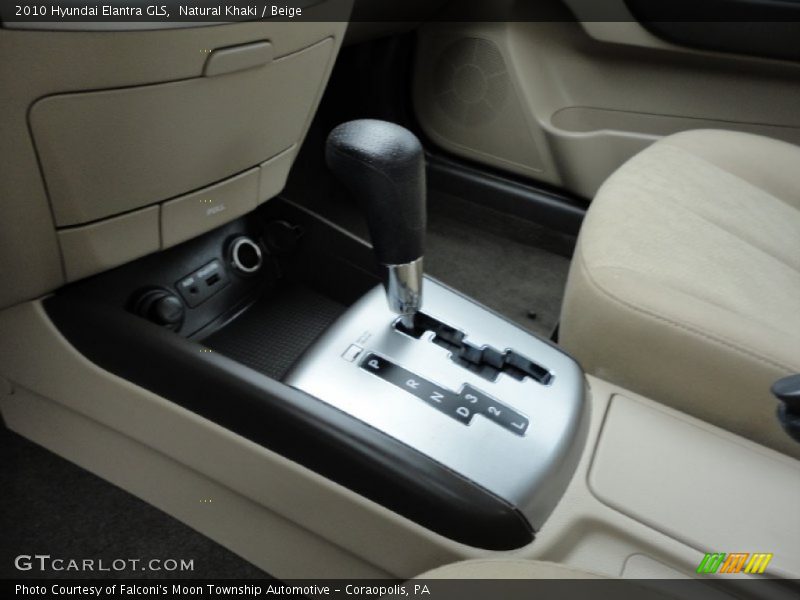 Natural Khaki / Beige 2010 Hyundai Elantra GLS