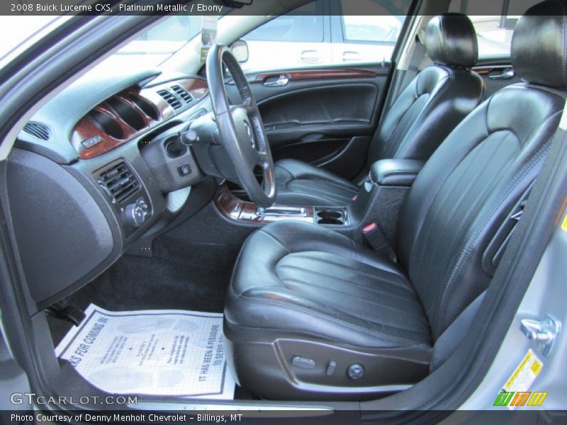 Platinum Metallic / Ebony 2008 Buick Lucerne CXS