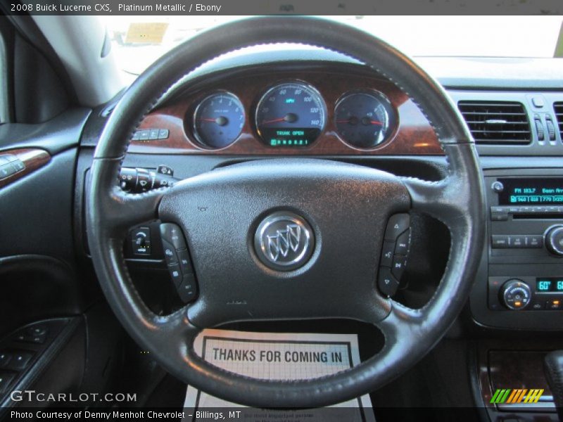 Platinum Metallic / Ebony 2008 Buick Lucerne CXS