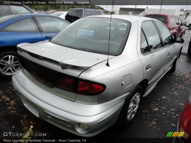 Ultra Silver Metallic / Graphite 2002 Pontiac Sunfire SE Sedan