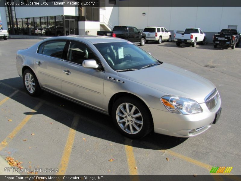 Platinum Metallic / Ebony 2008 Buick Lucerne CXS