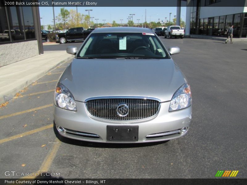 Platinum Metallic / Ebony 2008 Buick Lucerne CXS