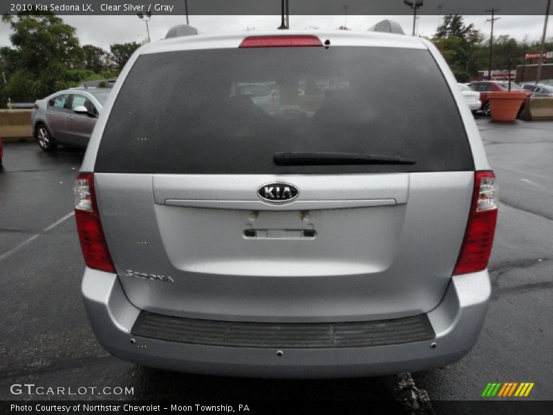 Clear Silver / Gray 2010 Kia Sedona LX