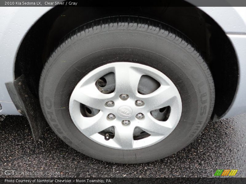 Clear Silver / Gray 2010 Kia Sedona LX