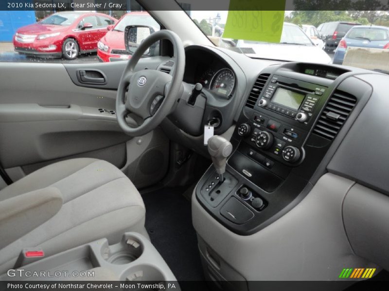 Clear Silver / Gray 2010 Kia Sedona LX