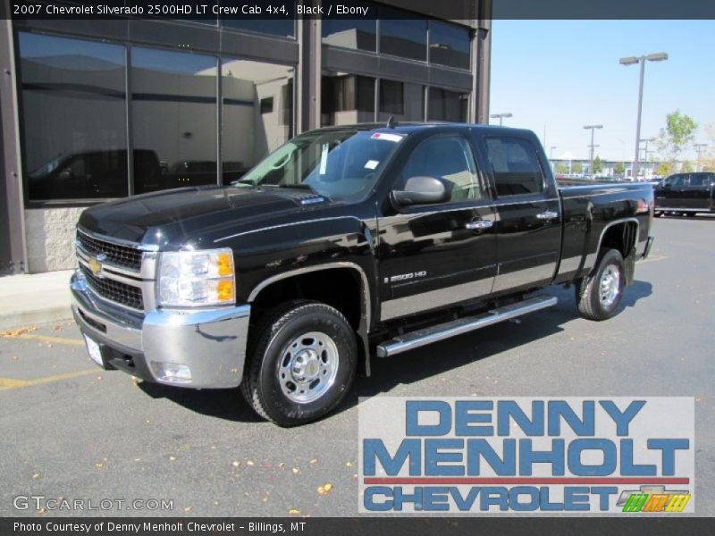 Black / Ebony 2007 Chevrolet Silverado 2500HD LT Crew Cab 4x4
