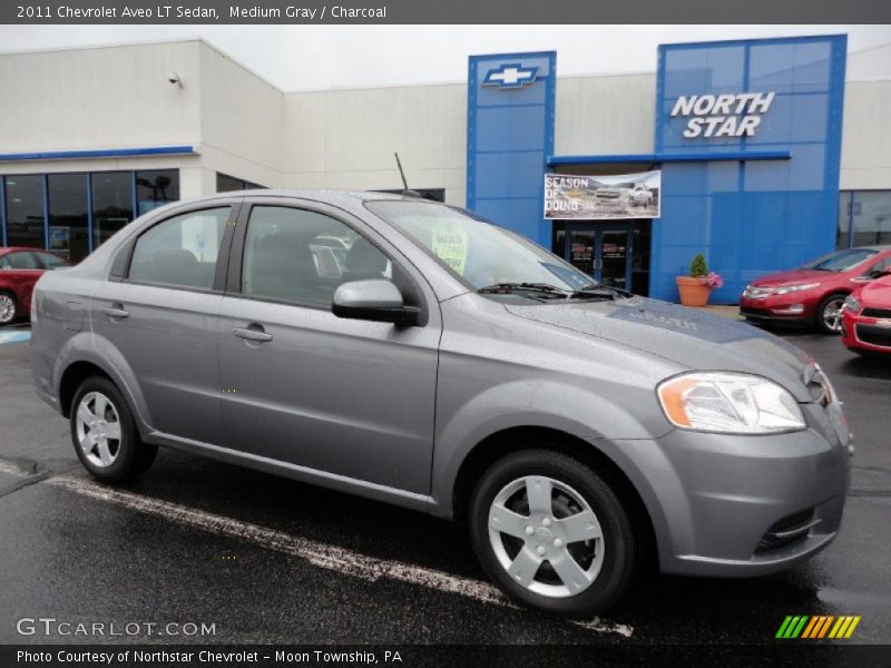 Medium Gray / Charcoal 2011 Chevrolet Aveo LT Sedan