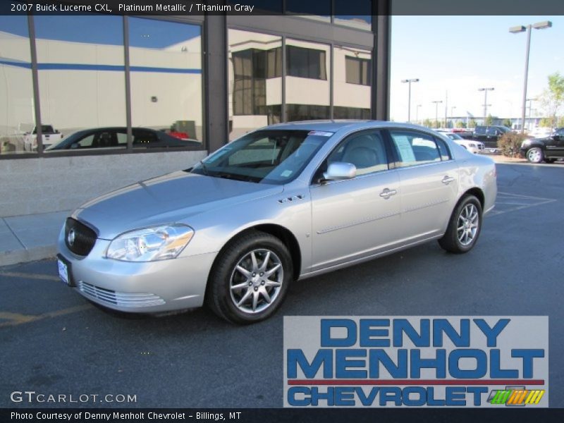 Platinum Metallic / Titanium Gray 2007 Buick Lucerne CXL