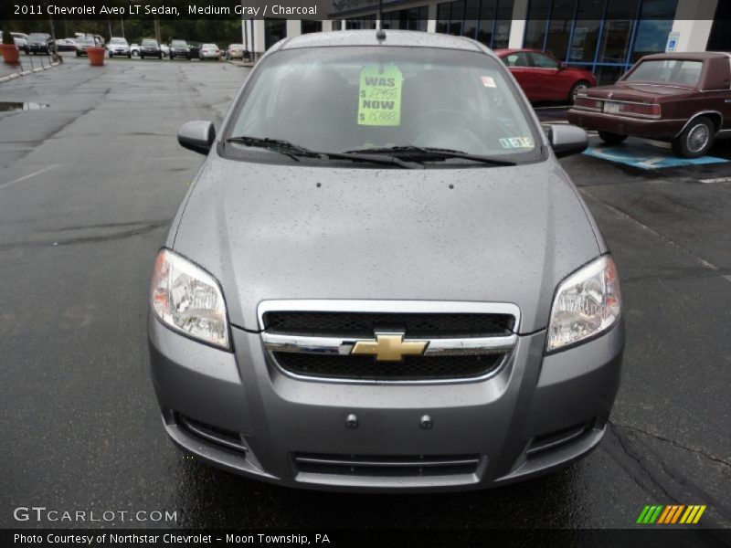 Medium Gray / Charcoal 2011 Chevrolet Aveo LT Sedan