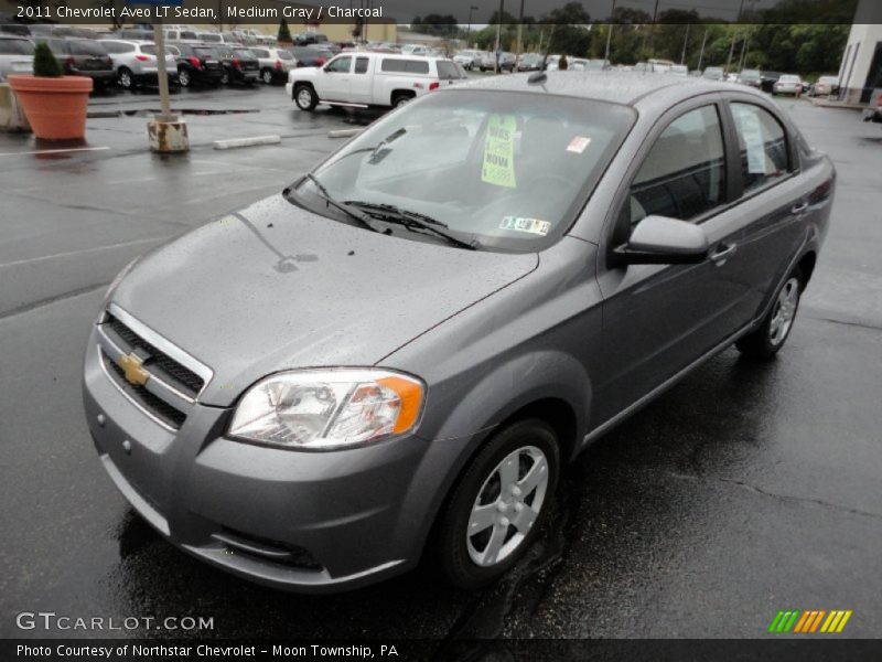 Medium Gray / Charcoal 2011 Chevrolet Aveo LT Sedan