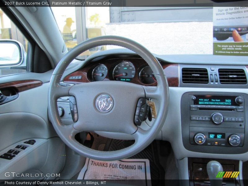 Platinum Metallic / Titanium Gray 2007 Buick Lucerne CXL