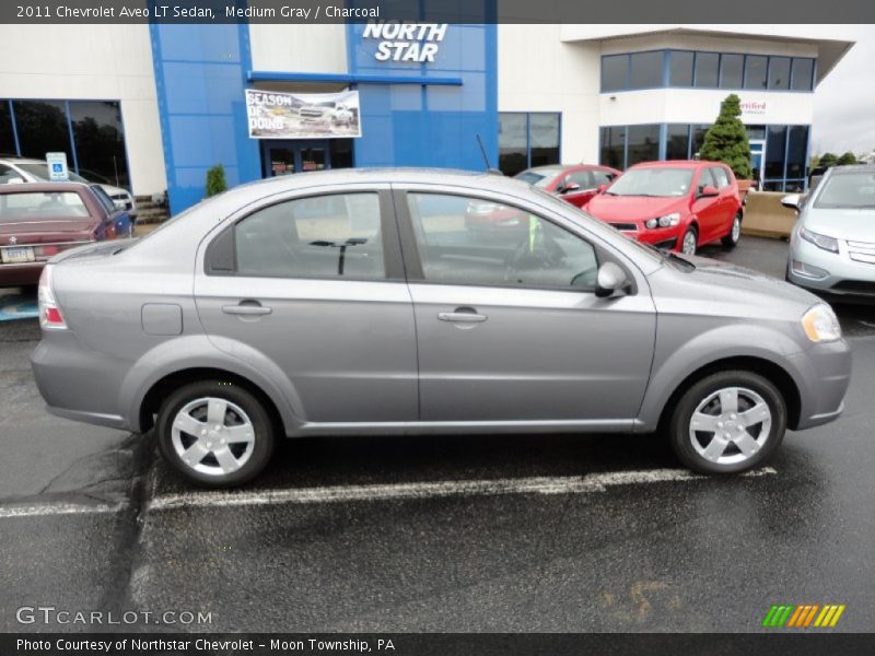 Medium Gray / Charcoal 2011 Chevrolet Aveo LT Sedan
