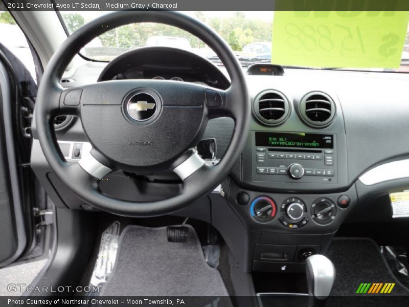 Medium Gray / Charcoal 2011 Chevrolet Aveo LT Sedan