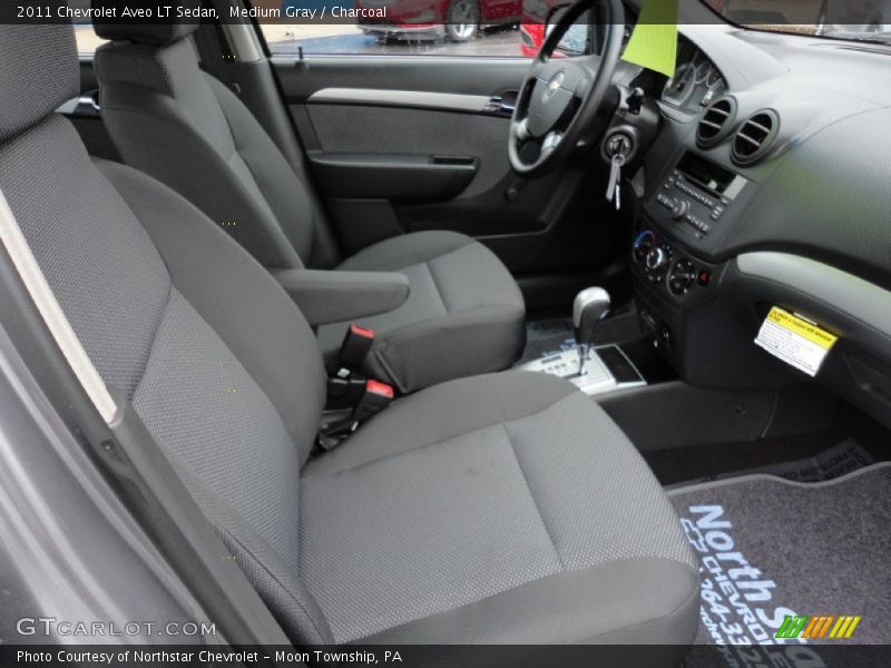 Medium Gray / Charcoal 2011 Chevrolet Aveo LT Sedan