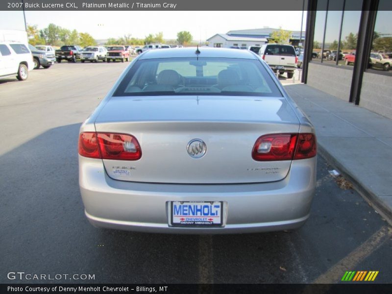 Platinum Metallic / Titanium Gray 2007 Buick Lucerne CXL