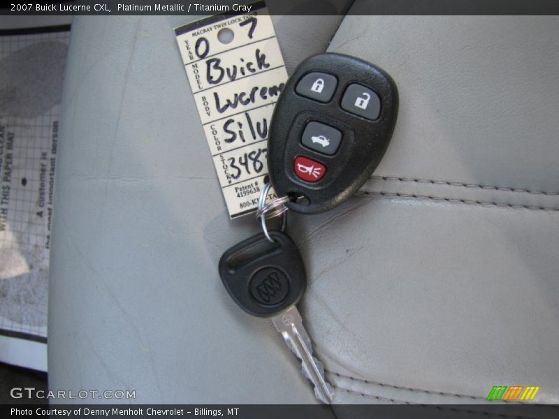 Platinum Metallic / Titanium Gray 2007 Buick Lucerne CXL