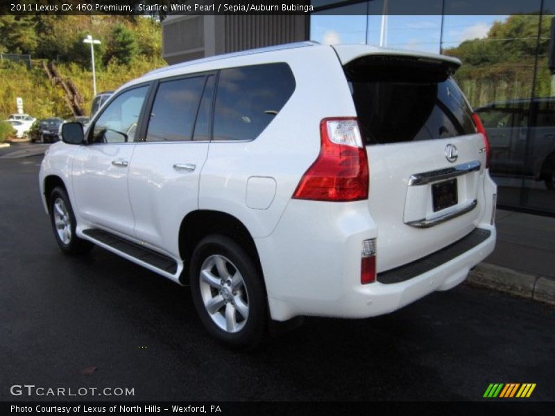 Starfire White Pearl / Sepia/Auburn Bubinga 2011 Lexus GX 460 Premium
