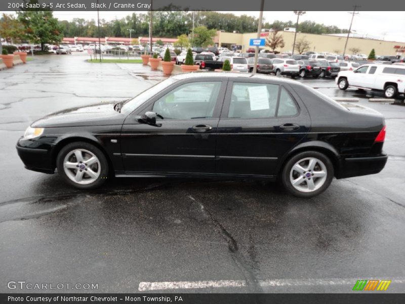 Black / Granite Gray 2004 Saab 9-5 Arc Sedan