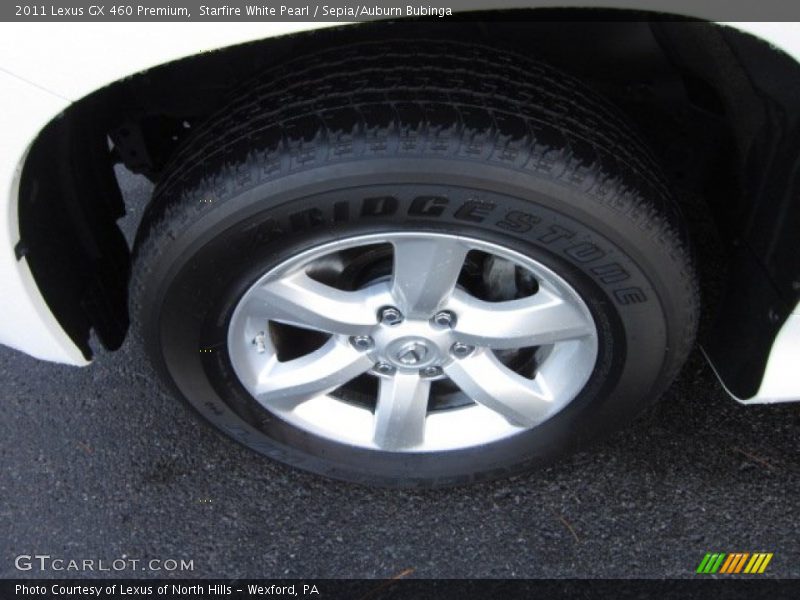 Starfire White Pearl / Sepia/Auburn Bubinga 2011 Lexus GX 460 Premium