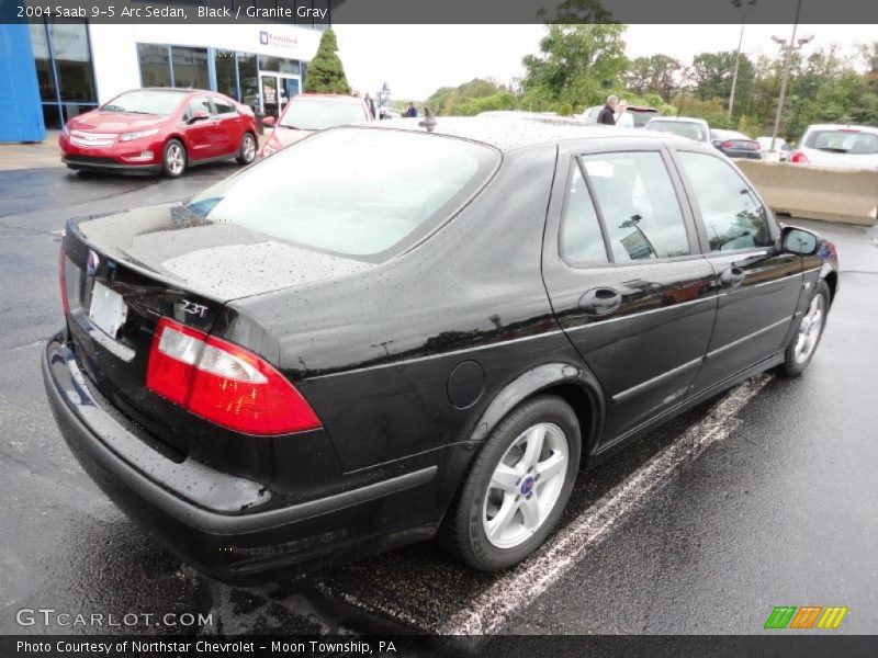 Black / Granite Gray 2004 Saab 9-5 Arc Sedan