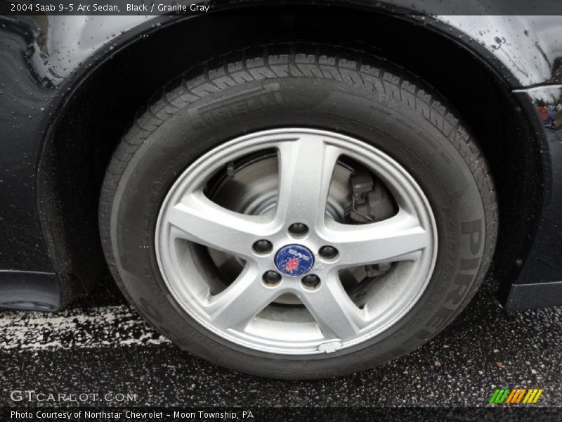 Black / Granite Gray 2004 Saab 9-5 Arc Sedan